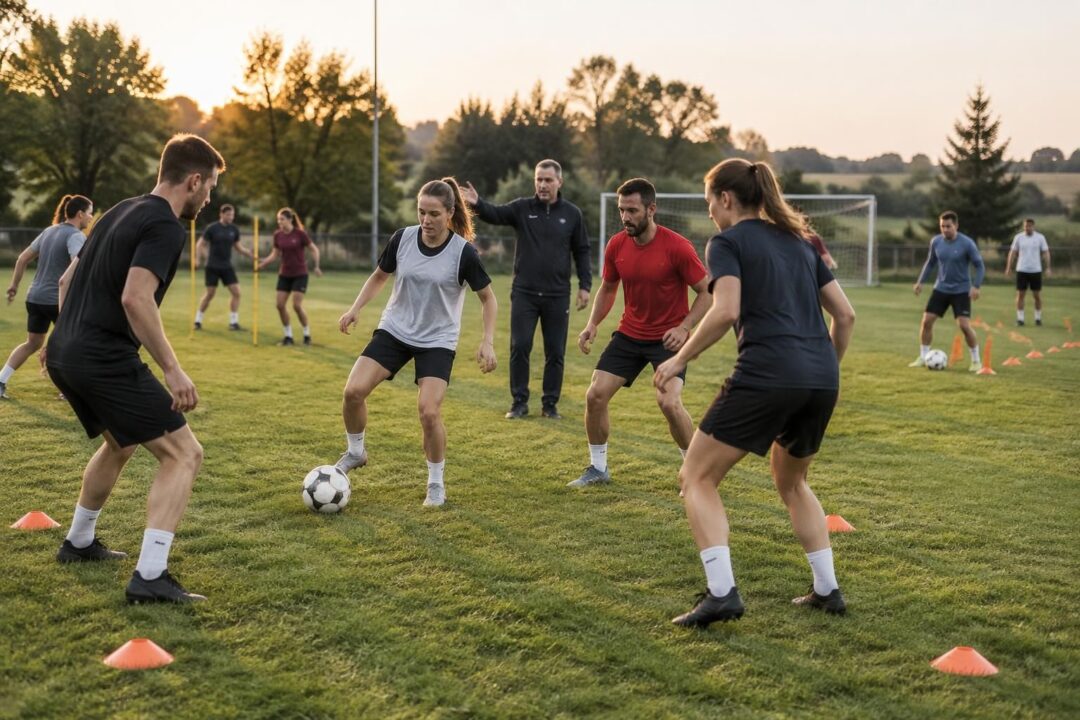 entdecke effektive fußballtraining-übungen und die besten drills für amateurmannschaften – für mehr technik, fitness und teamgeist auf dem platz.
